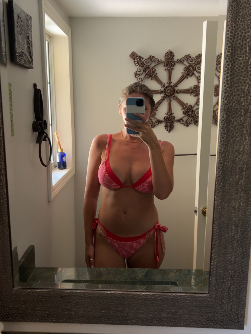 Red Tie-Side Bikini Set - Classic Women's Swim Bikini